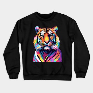Tiger Pop Art Crewneck Sweatshirt